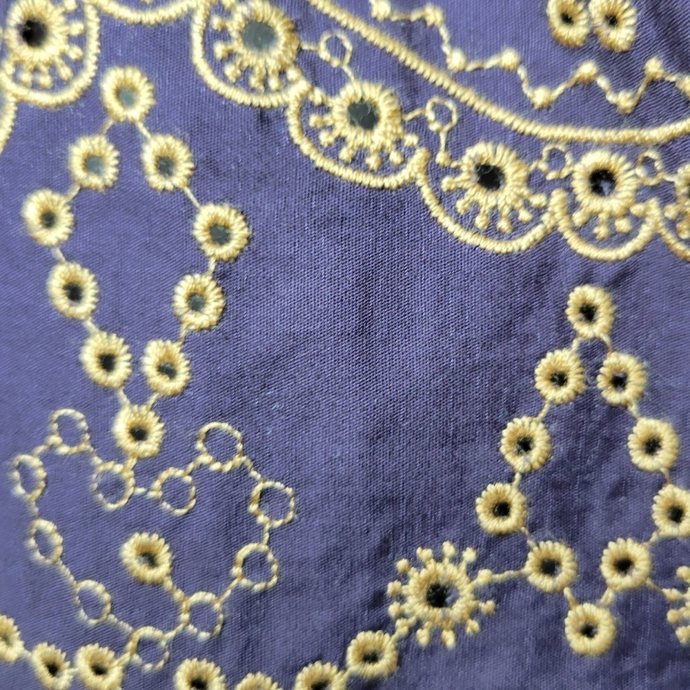 Johnny Was Elora Eyelet Blouse 100% Cotton Size Small - Picture 15 of 15